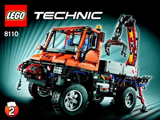 Notice / Instructions de Montage - LEGO - 8110 - Unimog U400: Page 1