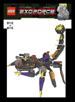 Notice / Instructions de Montage - LEGO - 8112 - Battle Arachnoid: Page 1