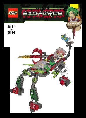 Notice / Instructions de Montage - LEGO - 8114 - Chameleon Hunter: Page 1