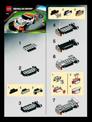 Notice / Instructions de Montage - LEGO - 8121 - Track Marshal: Page 1