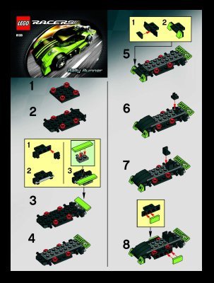 Notice / Instructions de Montage - LEGO - 8133 - Rally Runner: Page 1