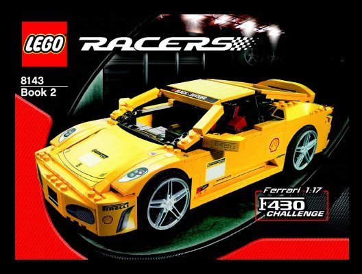 Notice / Instructions de Montage - LEGO - 8143 - Ferrari F430 Challenge: Page 1