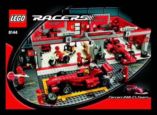 Notice / Instructions de Montage - LEGO - 8144 - Ferrari F1 Team: Page 1