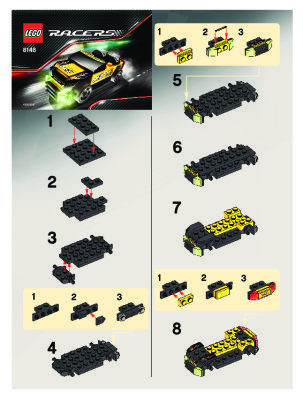 Notice / Instructions de Montage - LEGO - 8148 - EZ-Roadster: Page 1