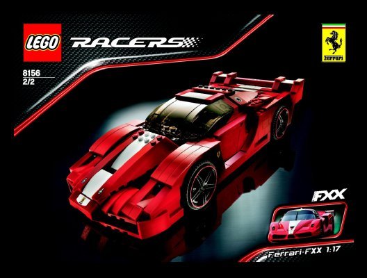 Notice / Instructions de Montage - LEGO - 8156 - Ferrari FXX 1:17: Page 1