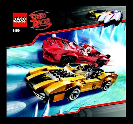 Notice / Instructions de Montage - LEGO - 8159 - Racer X & Taejo Togokhan: Page 1