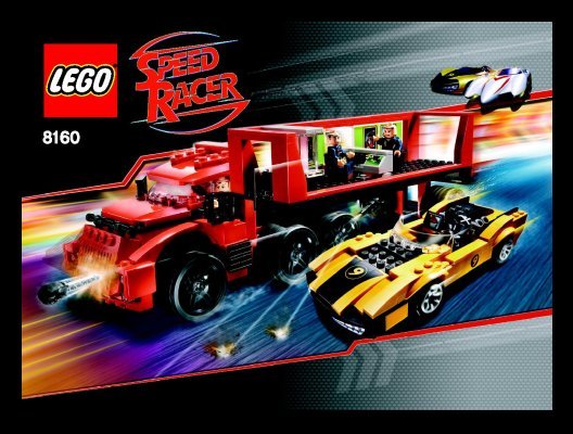 Notice / Instructions de Montage - LEGO - 8160 - Cruncher Block & Racer X: Page 1