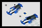 Notice / Instructions de Montage - LEGO - 8163 - Blue Sprinter: Page 9