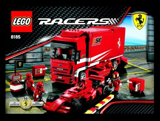 Notice / Instructions de Montage - LEGO - 8185 - Ferrari Truck: Page 1