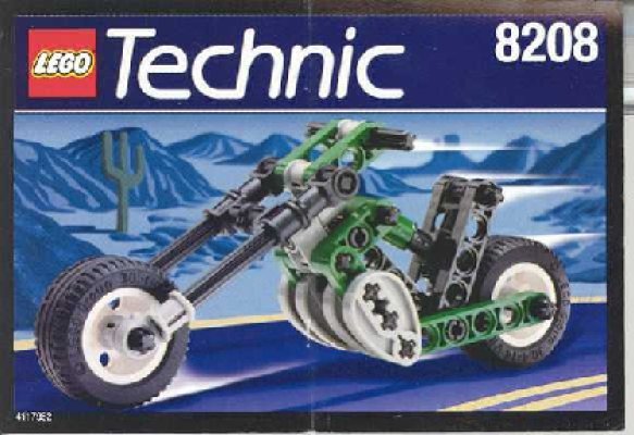 Notice / Instructions de Montage - LEGO - 8208 - MOTOR BIKE: Page 1