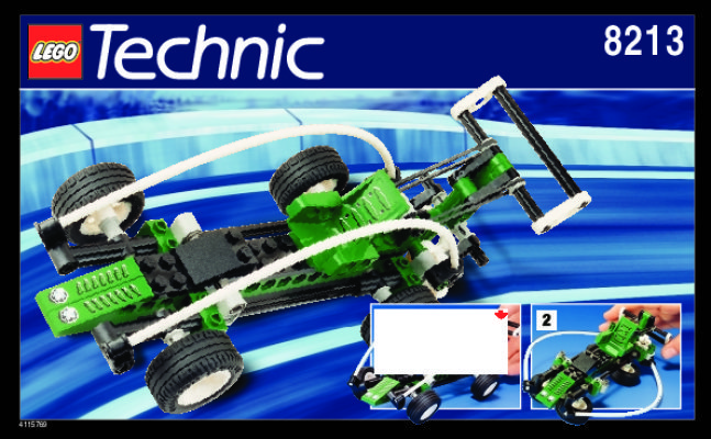 Notice / Instructions de Montage - LEGO - 8213 - Ultimate Convertible: Page 1