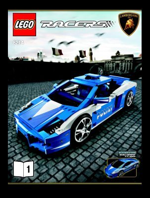 Notice / Instructions de Montage - LEGO - 8214 - Gallardo LP 560-4 Polizia: Page 1