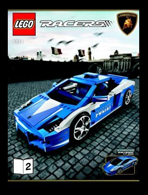 Notice / Instructions de Montage - LEGO - 8214 - Gallardo LP 560-4 Polizia: Page 1