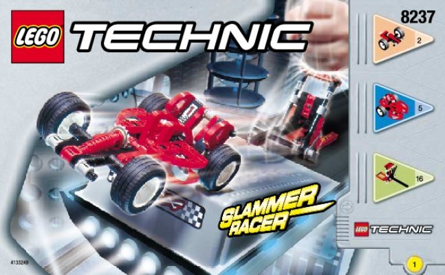 Notice / Instructions de Montage - LEGO - 8237 - Slammer Racer: Page 1