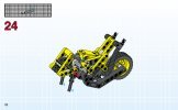 Notice / Instructions de Montage - LEGO - 8251 - Motorbike: Page 18