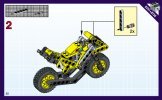 Notice / Instructions de Montage - LEGO - 8251 - Motorbike: Page 22