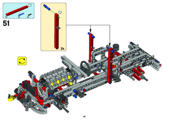 Notice / Instructions de Montage - LEGO - 8258 - Crane Truck: Page 1