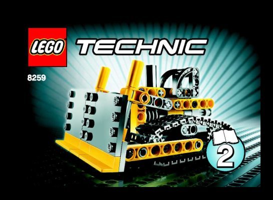 Notice / Instructions de Montage - LEGO - 8259 - Mini Bulldozer: Page 1