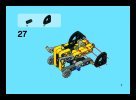 Notice / Instructions de Montage - LEGO - 8259 - Mini Bulldozer: Page 7