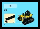 Notice / Instructions de Montage - LEGO - 8259 - Mini Bulldozer: Page 10