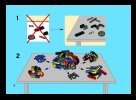 Notice / Instructions de Montage - LEGO - 8259 - Mini Bulldozer: Page 2