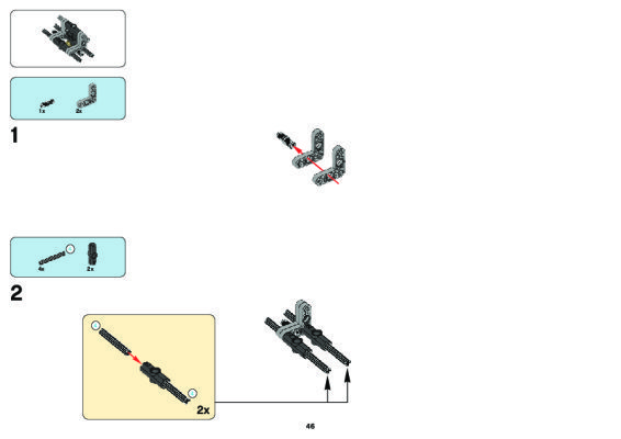 Notice / Instructions de Montage - LEGO - 8265 - Front Loader: Page 1