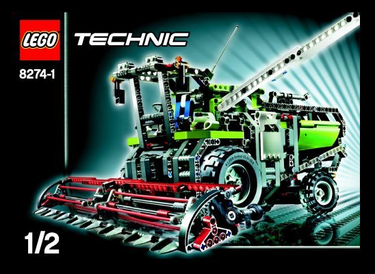 Notice / Instructions de Montage - LEGO - 8274 - Combine Harvester: Page 1