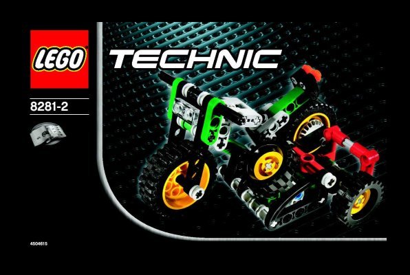 Notice / Instructions de Montage - LEGO - 8281 - Mini Tractor: Page 1