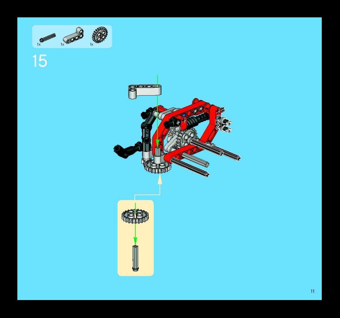 Notice / Instructions de Montage - LEGO - 8283 - Telehandler