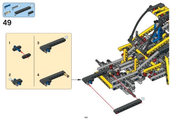 Notice / Instructions de Montage - LEGO - 8295 - Telescopic Handler: Page 1