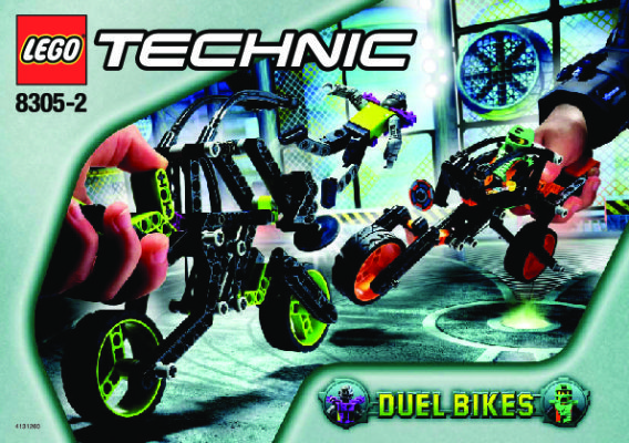 Notice / Instructions de Montage - LEGO - 8305 - Duel Bikes: Page 1