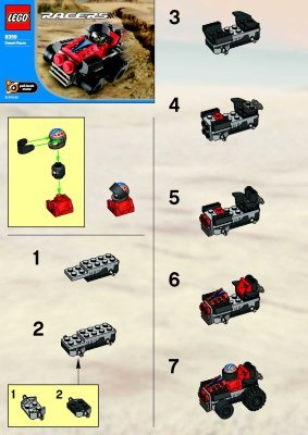 Notice / Instructions de Montage - LEGO - 8359 - Desert Racer: Page 1