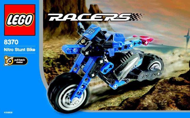 Notice / Instructions de Montage - LEGO - 8370 - Nitro Stunt Bike: Page 1