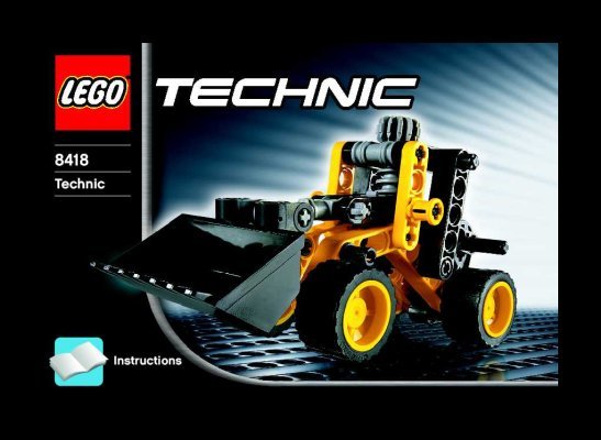 Notice / Instructions de Montage - LEGO - 8418 - Mini Loader: Page 1