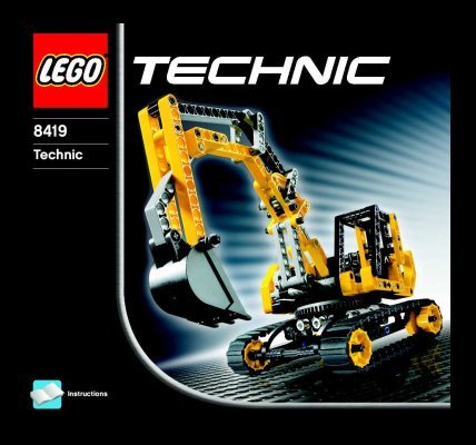 Notice / Instructions de Montage - LEGO - 8419 - Excavator: Page 1