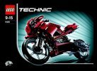 Notice / Instructions de Montage - LEGO - 8420 - Street Bike: Page 1