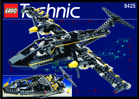 Notice / Instructions de Montage - LEGO - 8425 - AIRPLANE: Page 1