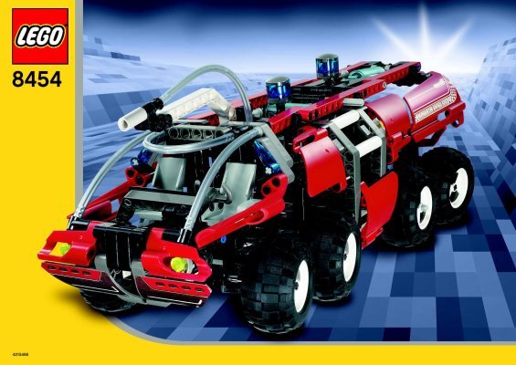 Notice / Instructions de Montage - LEGO - 8454 - Rescue Truck: Page 1