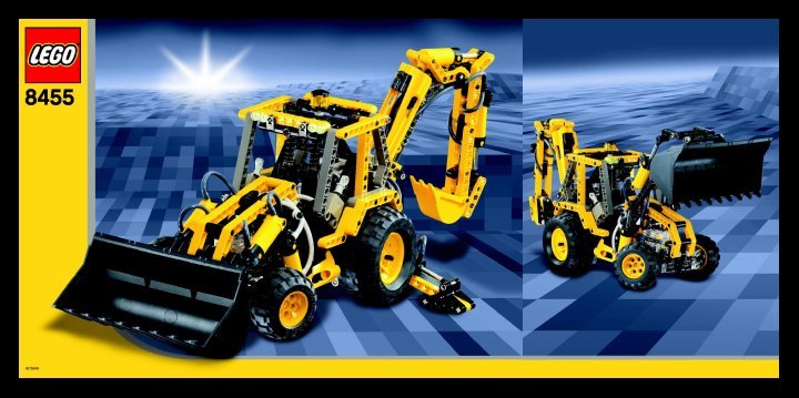 Notice / Instructions de Montage - LEGO - 8455 - Back-hoe Loader: Page 1