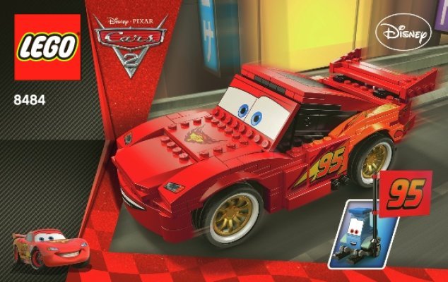 Notice / Instructions de Montage - LEGO - 8484 - Ultimate Build Lightning McQueen: Page 1