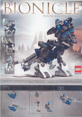 Notice / Instructions de Montage - LEGO - 8608 - Vhisola: Page 1