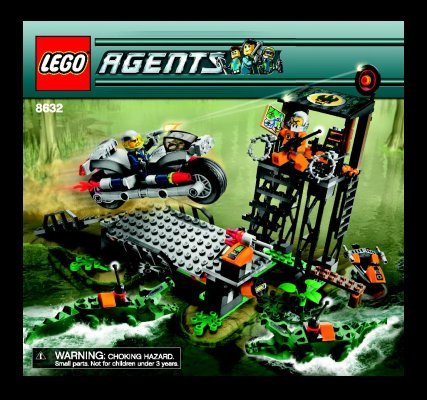 Notice / Instructions de Montage - LEGO - 8632 - Swamp Raid: Page 1