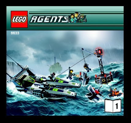 Notice / Instructions de Montage - LEGO - 8633 - Speedboat Rescue: Page 1