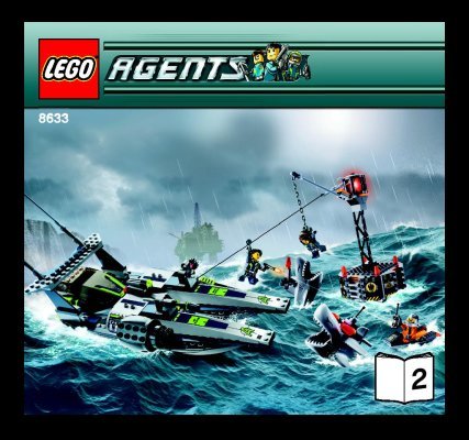 Notice / Instructions de Montage - LEGO - 8633 - Speedboat Rescue: Page 1