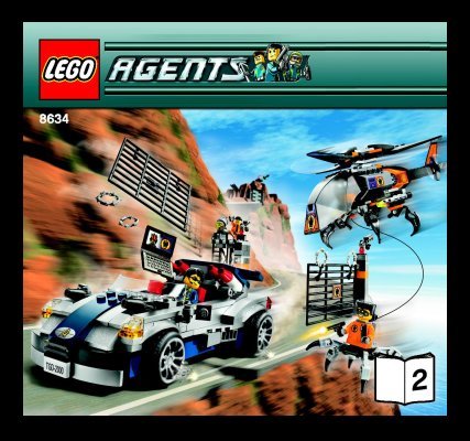 Notice / Instructions de Montage - LEGO - 8634 - Turbocar Chase: Page 1