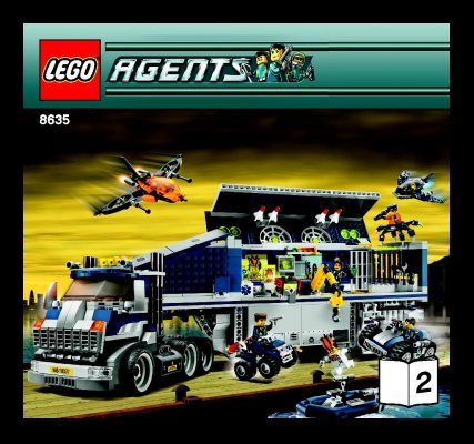 Notice / Instructions de Montage - LEGO - 8635 - Mobile Command Center: Page 1