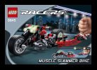 Notice / Instructions de Montage - LEGO - 8645 - Muscle Slammer Bike: Page 1