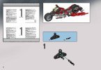 Notice / Instructions de Montage - LEGO - 8645 - Muscle Slammer Bike: Page 2