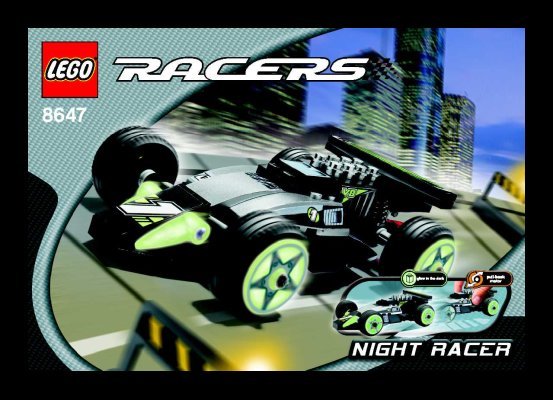 Notice / Instructions de Montage - LEGO - 8647 - Night Racer: Page 1