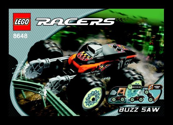 Notice / Instructions de Montage - LEGO - 8648 - Buzz Saw: Page 1